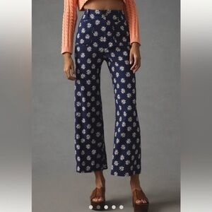 Maeve The Colette Cropped Linen pants - 28